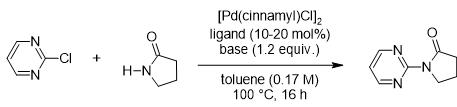 Buchwald-Hartwig Amination Scheme